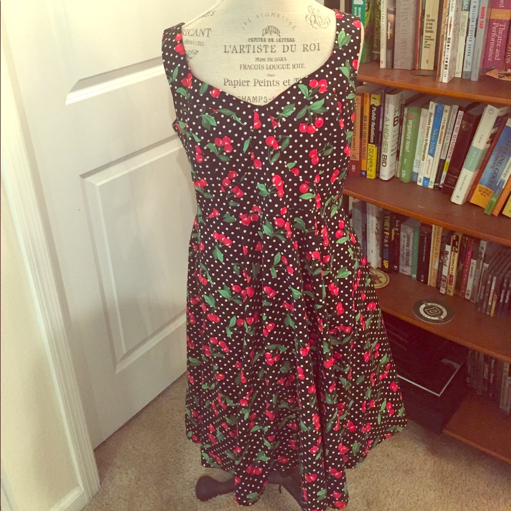 Vintage cherry dress