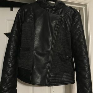 Bebe Leather jacket.. worn twice...