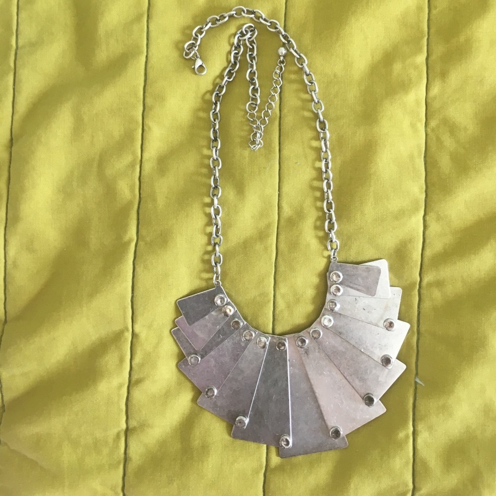 Unique metal necklace