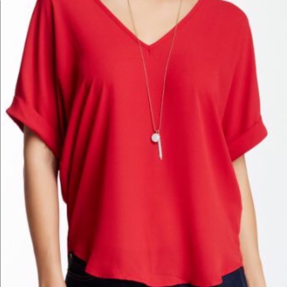 LUSH V-Neck Blouse
