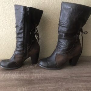 Mid-Calf Brown Boots