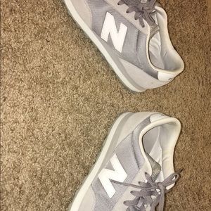 Gray new balance , Worn once !