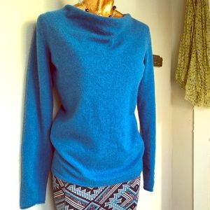 Cashmere cowl neck sweater