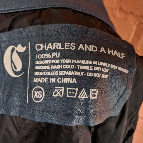 Pleather zip jacket - Picture 6 of 7