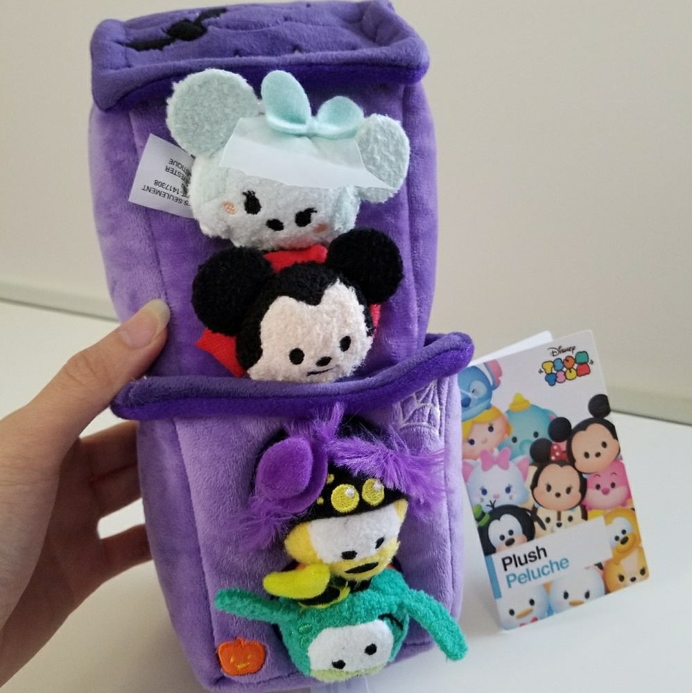 Disney Tsum Tsum Halloween Haunted House Mickey Mouse & Friends Set(4pcs)