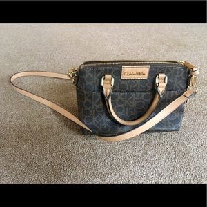 Calvin Klein CK Logo Satchel Bag