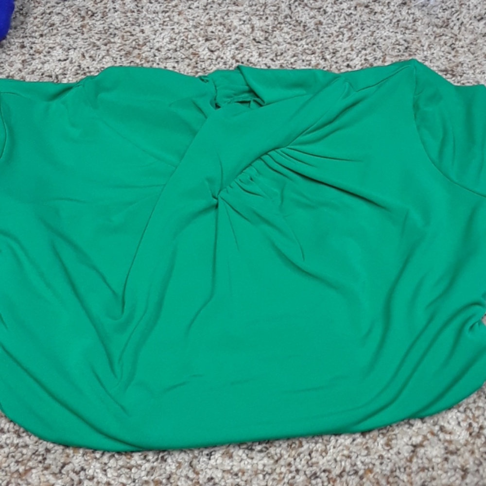 Green dress shirt