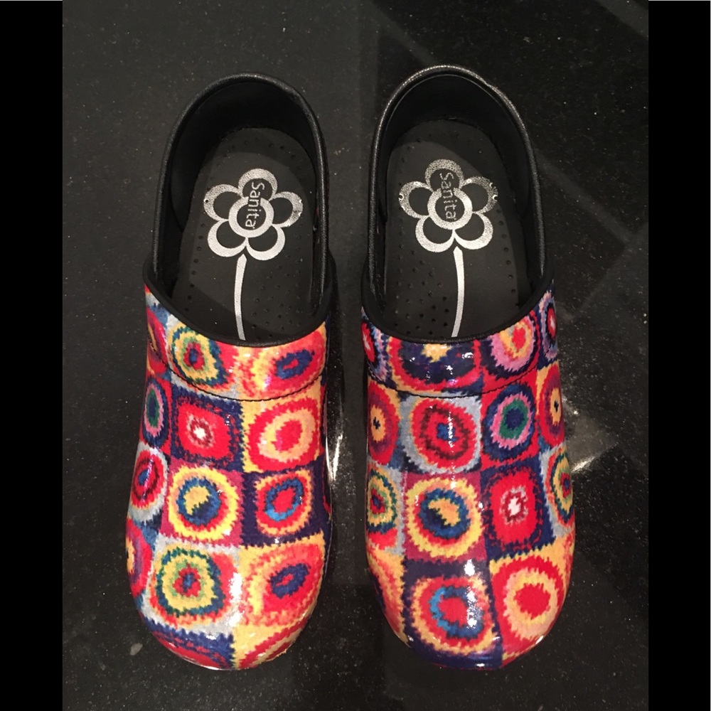 Brand New colorful Sanita Slip on shoes