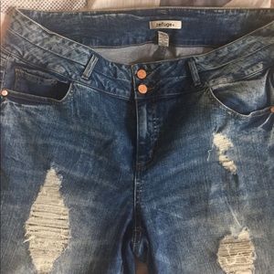 👖Charlotte Russe Refuge+ Boyfriend Jeans👖