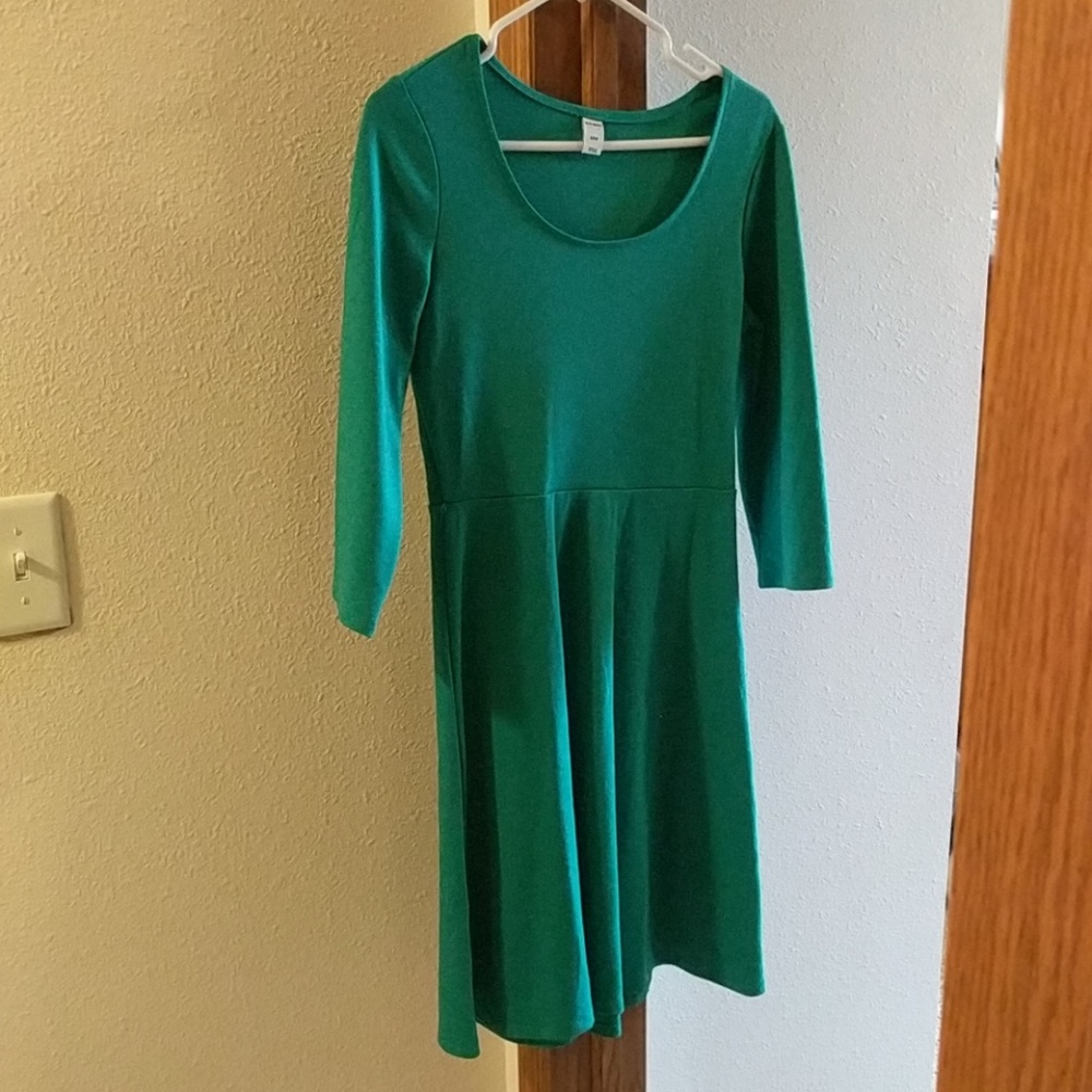 Green dress