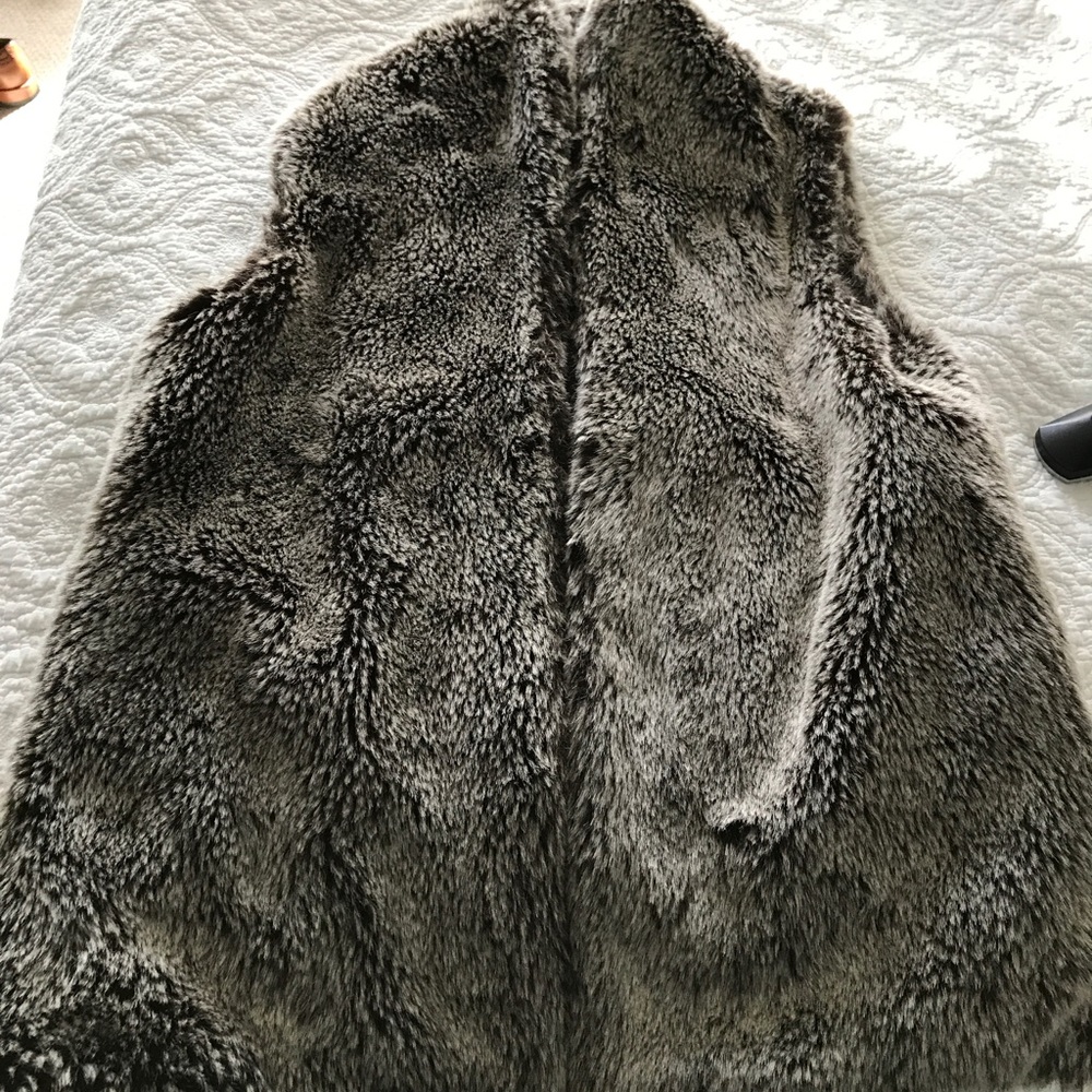 Faux fur vest
