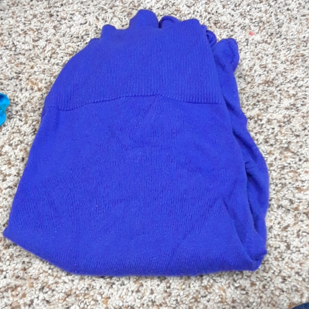 Purple long sleeve slip on sweater