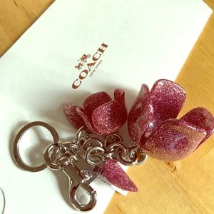 New with Tag, Coach blossom key chain/charm