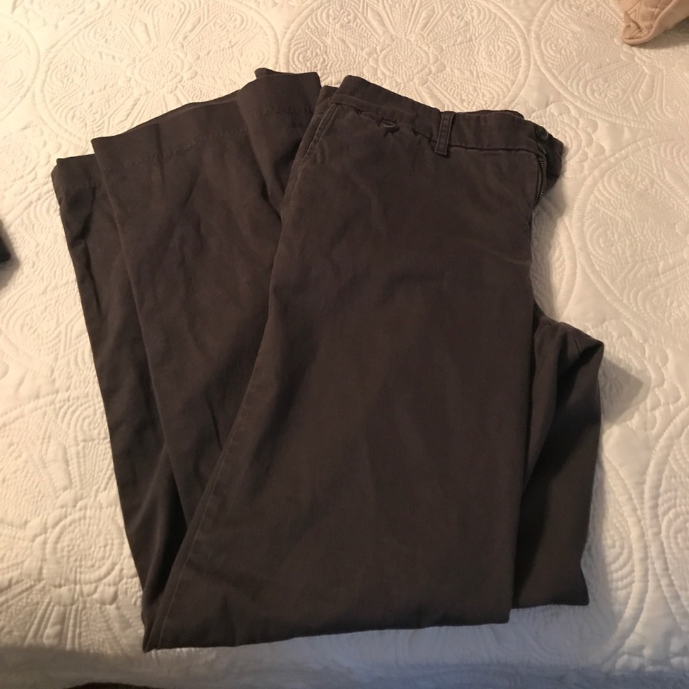 Dark gray pants