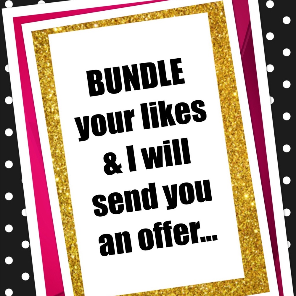 YOU BUNDLE & I WILL OFFER 👍