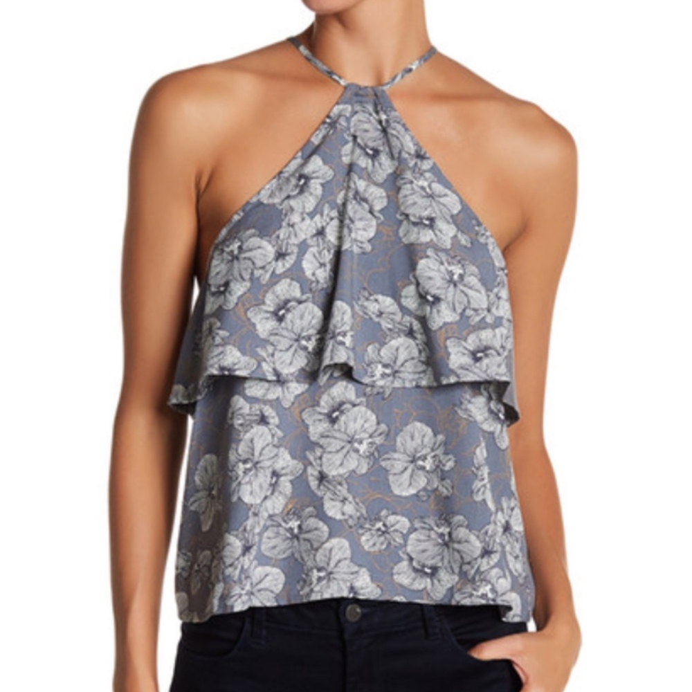 NWOT Abound Double Layer Halter Tank - S