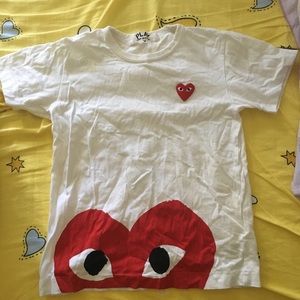 Comme des Carcons Play Tshirts