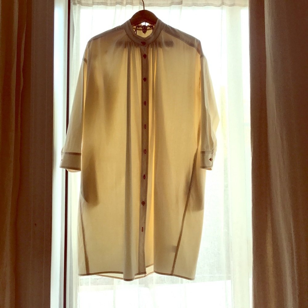 100% cotton designer shirt dress. Caron Callahan❤️