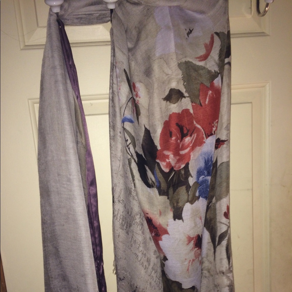 Never Worn Floral Scarf