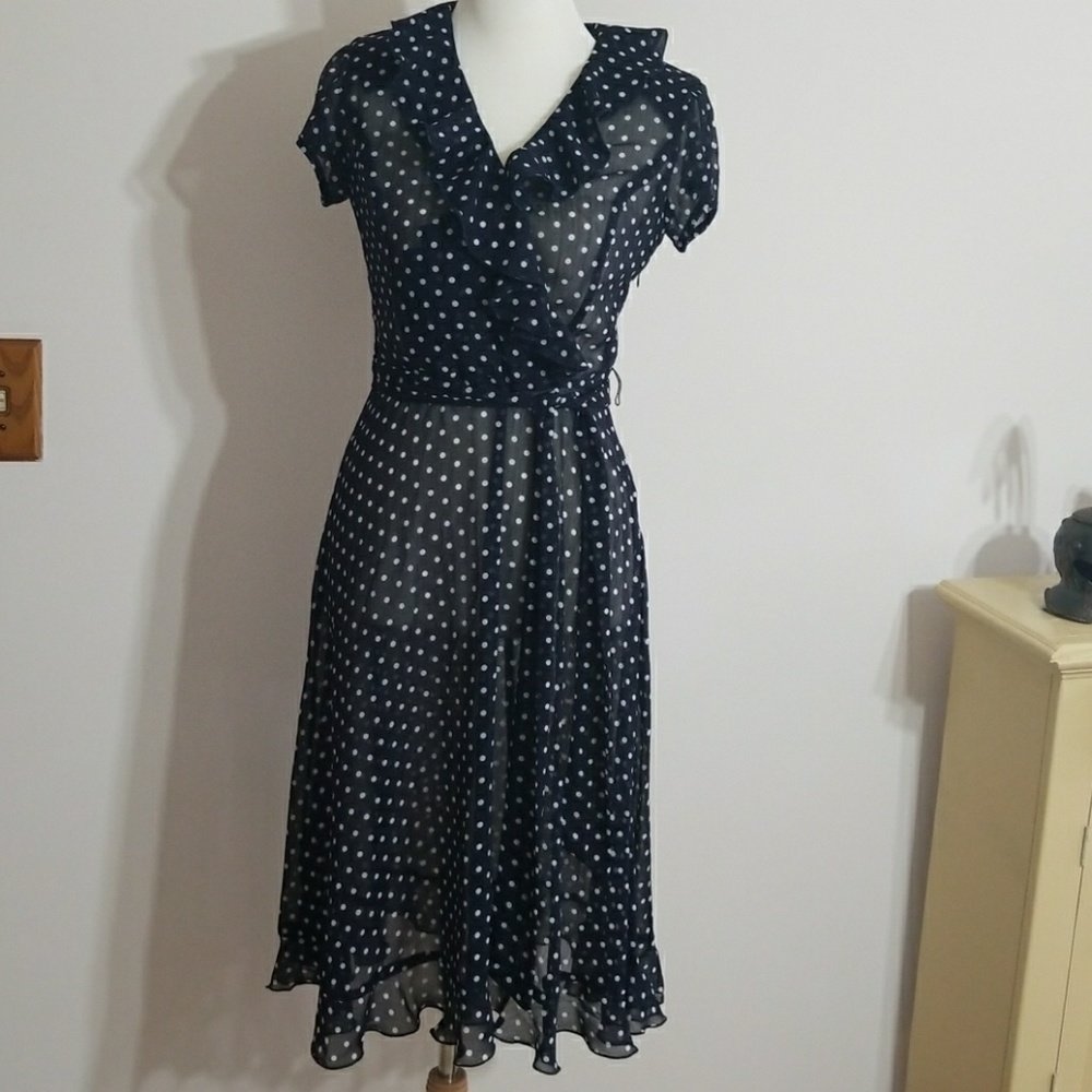 Vintage See trough Secretary Dress