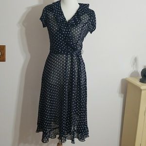 Vintage See trough Secretary Dress