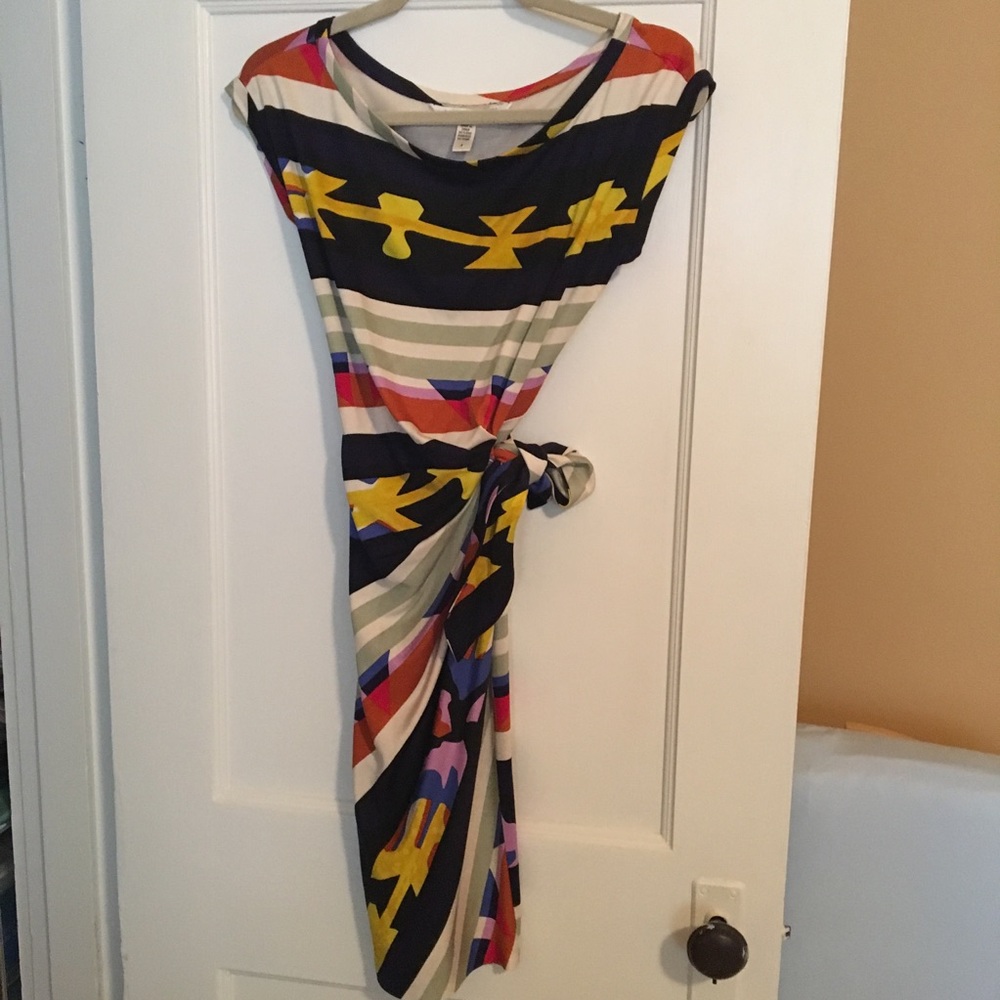 Dvf faux wrap dress