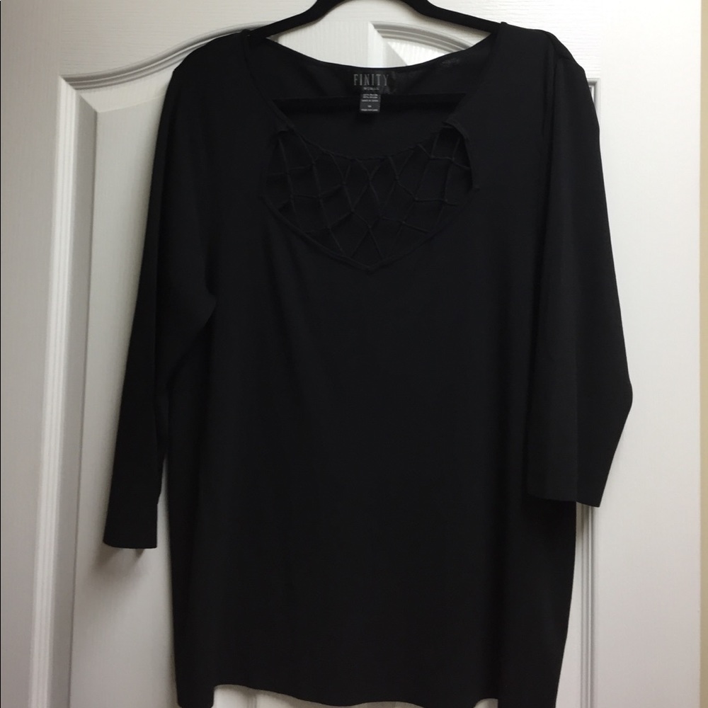 Finite Woman black top 1X