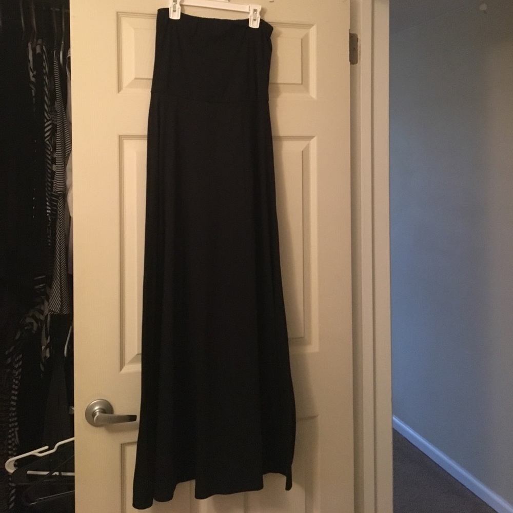 Long black maxi dress