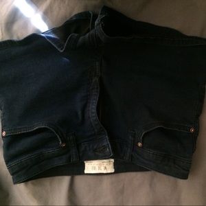 free people jean shorts