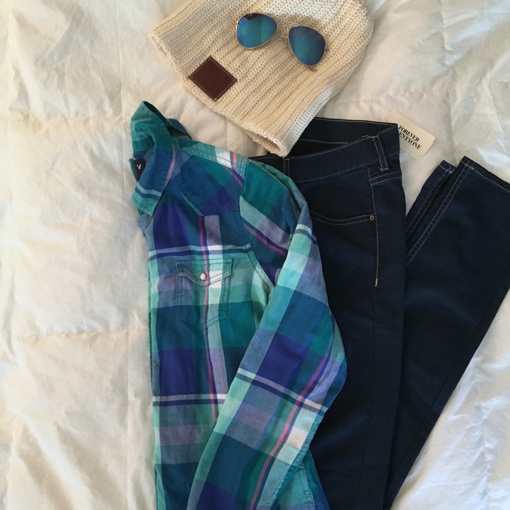 American Eagle Flannel Women's Small