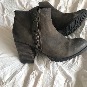 Brown Aldo booties