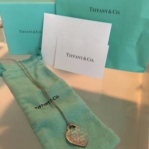 Tiffany & Co Heart Notes Sterling Silver Necklace