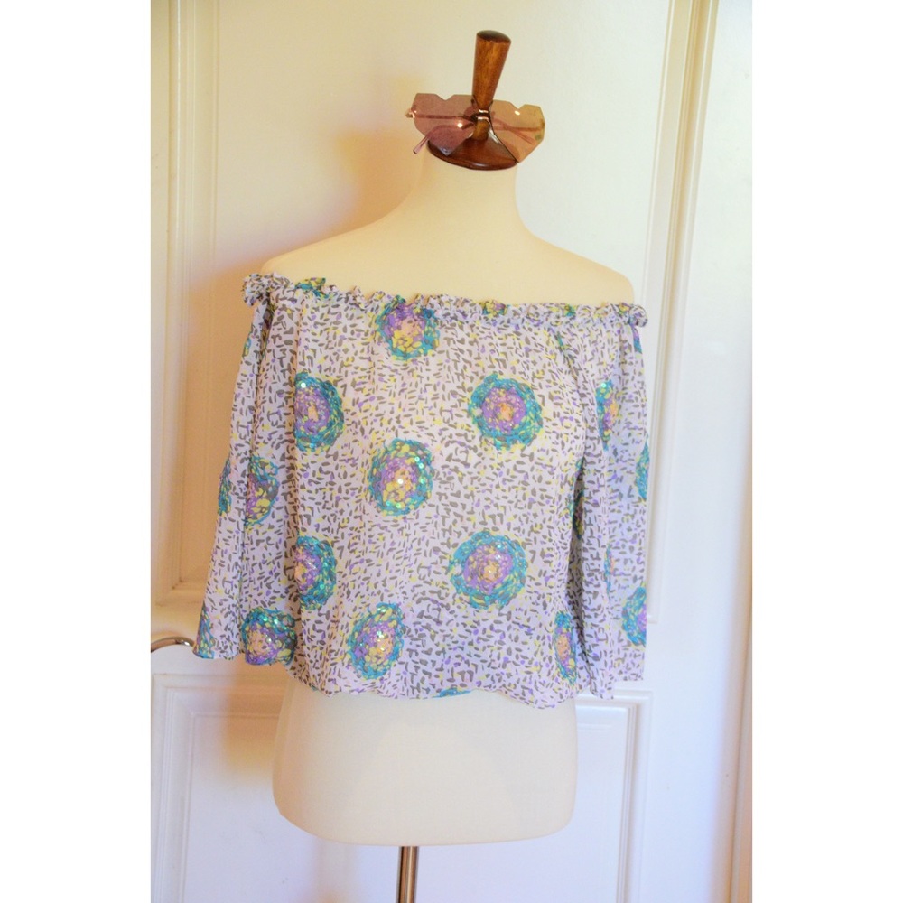 Julie Brown Off The Shoulder Top