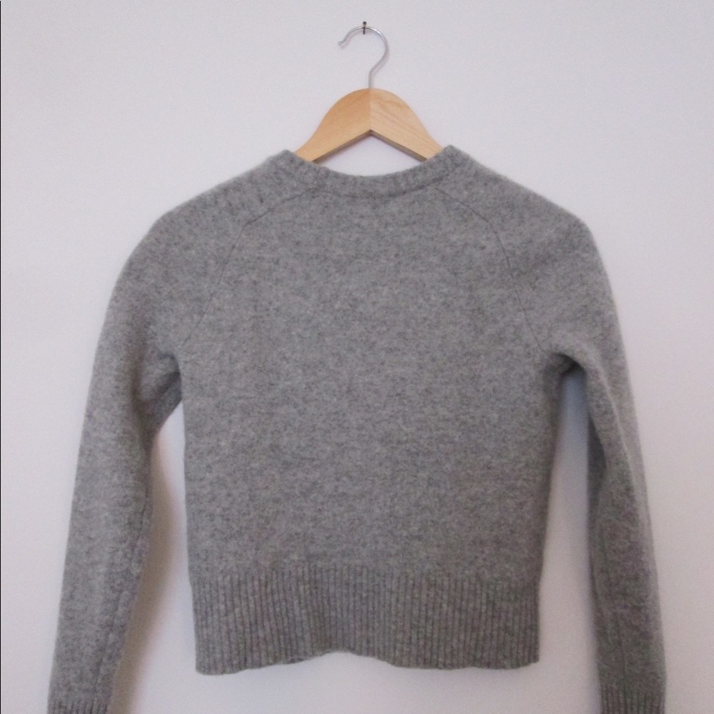 J. Crew cozy wool crew neck sweater black label - Picture 4 of 8