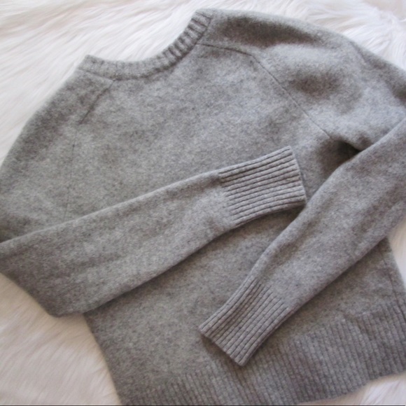J. Crew cozy wool crew neck sweater black label - Picture 2 of 8