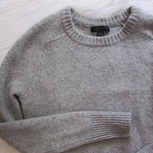 J. Crew cozy wool crew neck sweater black label - Picture 5 of 8