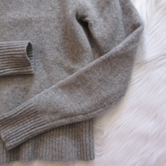 J. Crew cozy wool crew neck sweater black label - Picture 6 of 8