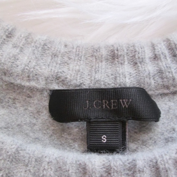 J. Crew cozy wool crew neck sweater black label - Picture 7 of 8