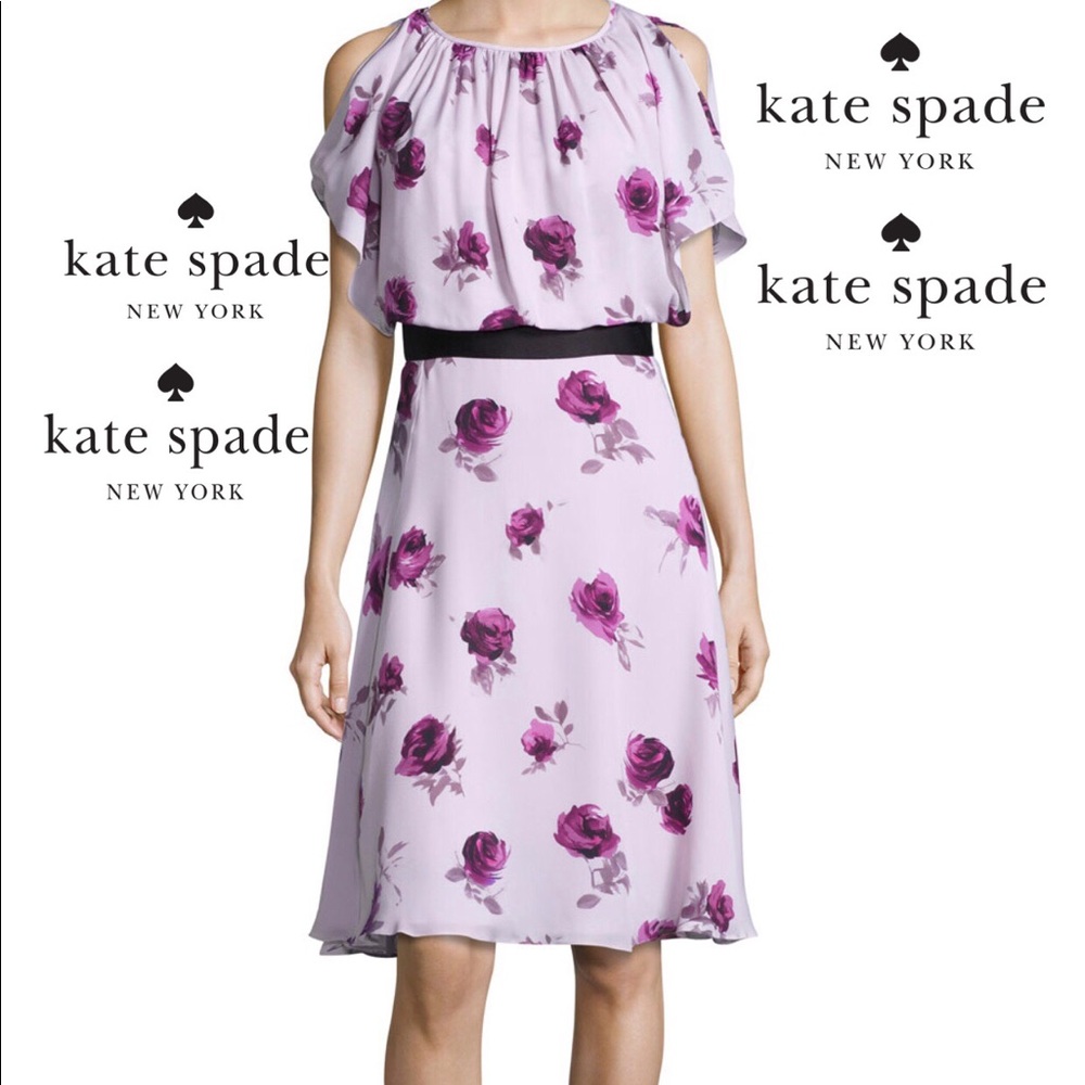Kate Spade New York Silk Encore Rose Dress