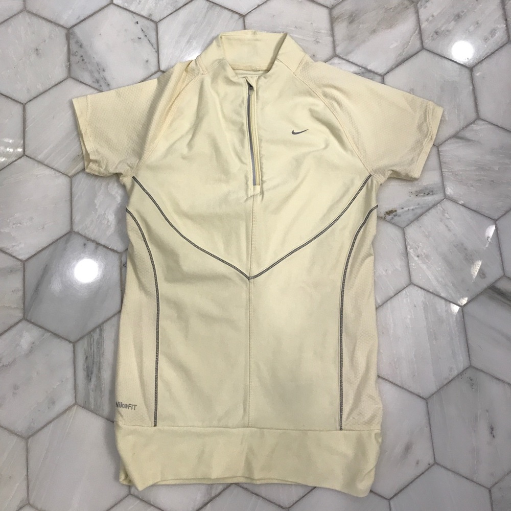 Nike short sleeve bike shirt with collar