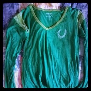 True religion pullover shirt women's