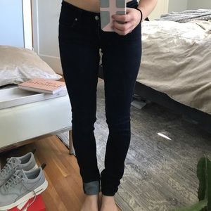 Paige jeans dark blue skinny