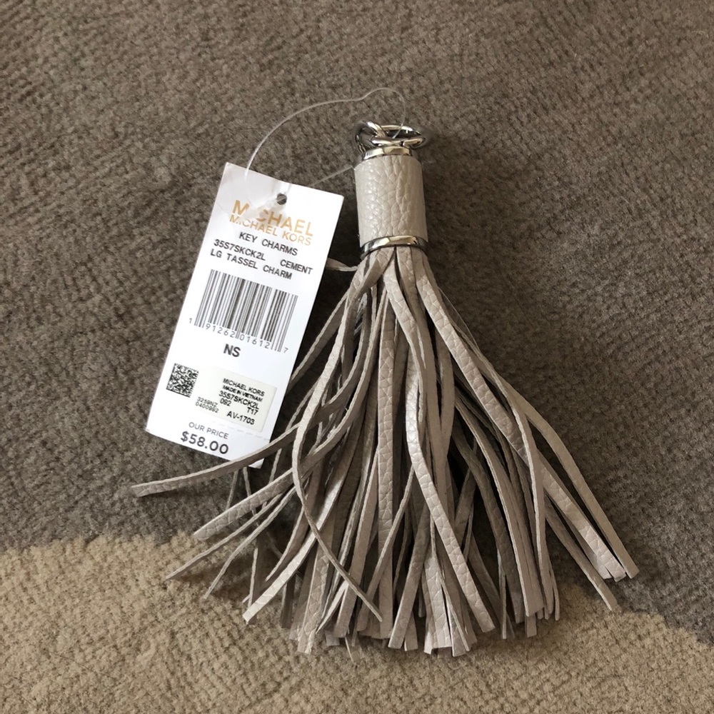MK purse tassel