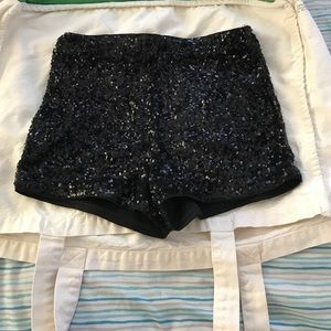 Forever 21 sequin high waisted shorts