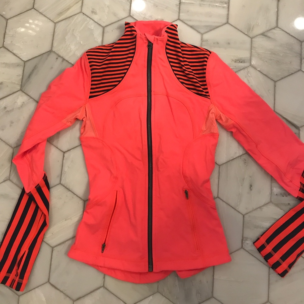 Lululemon Orange long sleeve jacket