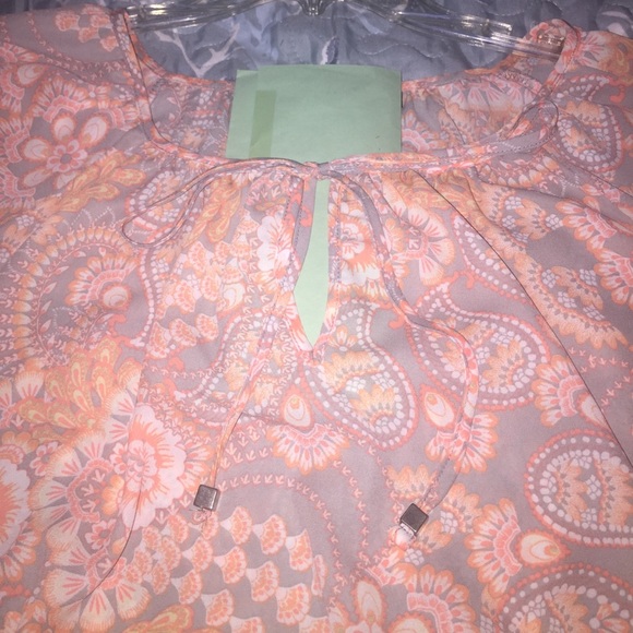 A.n.a Peasant Blouse Paisley and Floral Women’s XL - Picture 6 of 6