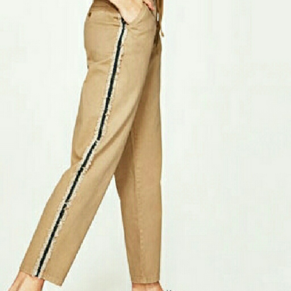 Waist Tie Chinos - Picture 2 of 4