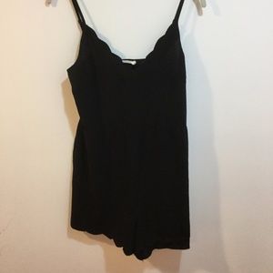 Urban Outfitters scallop romper