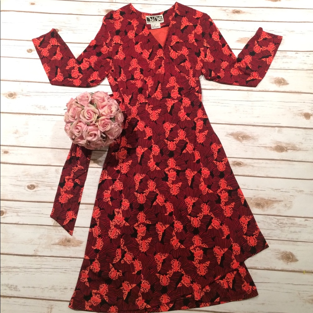 Diana Von Furstenberg silk butterfly dress