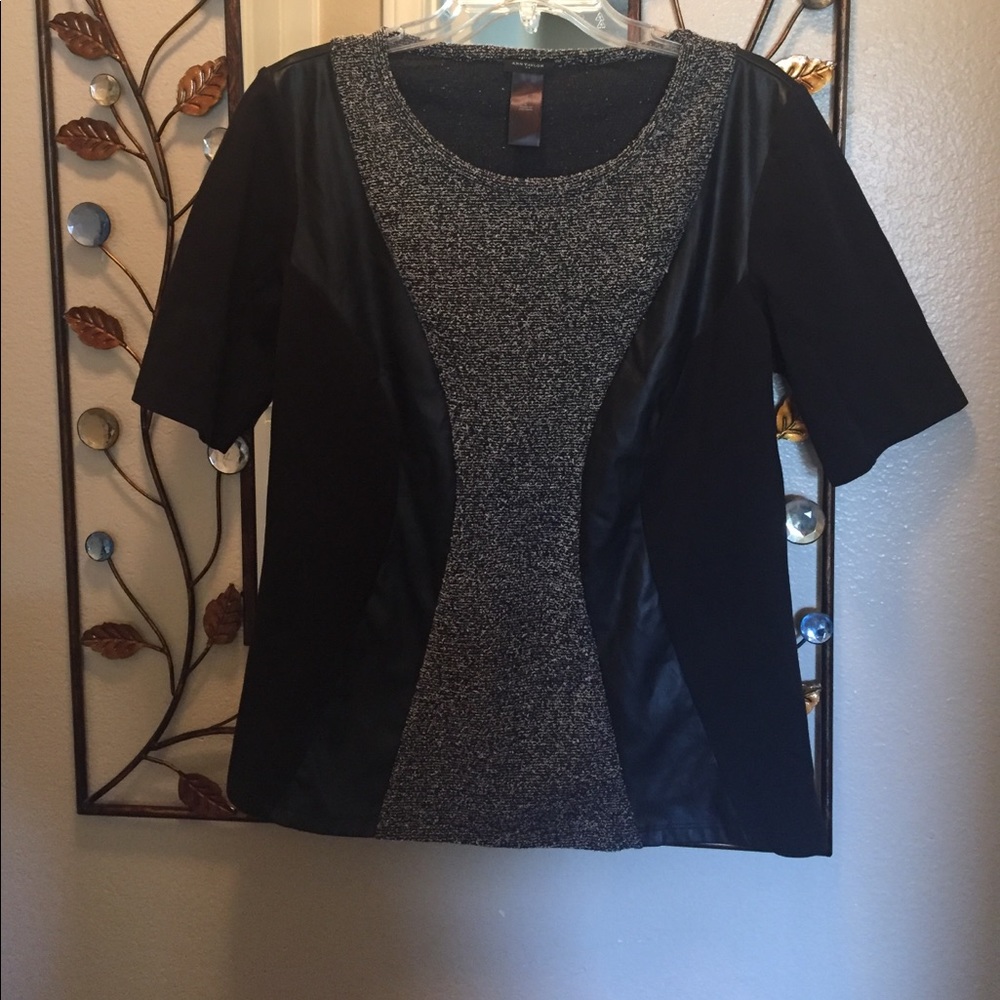 Black Ann Taylor Factory Top